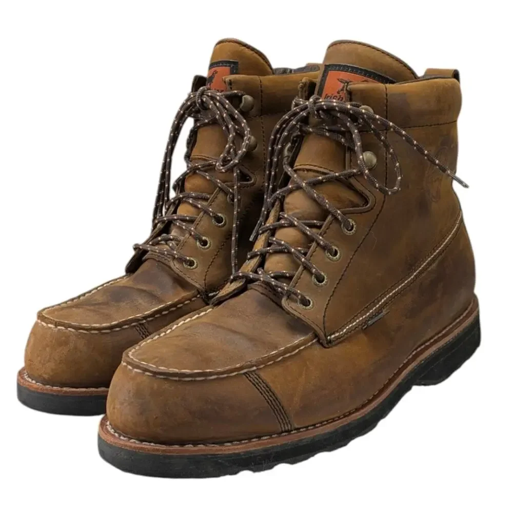 Red Wing Irish Setter 849 Waterproof Soft Toe Leather Boots Size 13D   S4007